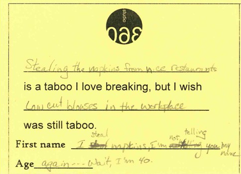 Studio 360 taboos